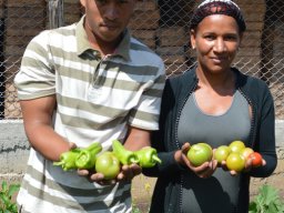 local farmer  cook with locally grown produce on our base camp